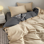 Silk Like Bedding Set with Duvet Cover and Sheet