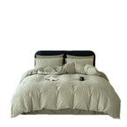 Cotton Bedding Set with Duvet Cover, Sheet and Pillowcase