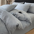 Cotton Bedding Set with Duvet Cover, Sheet and Pillowcase