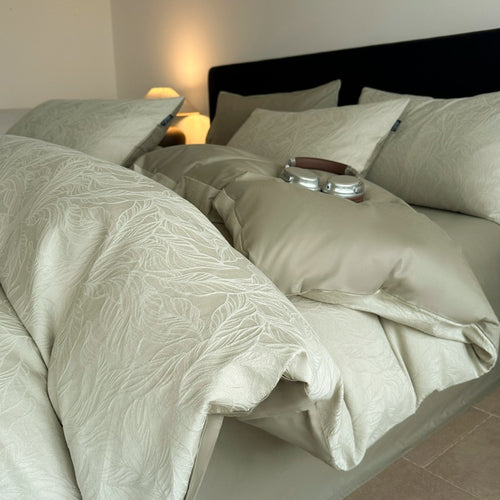 Cotton Bedding Set with Duvet Cover, Sheet and Pillowcase
