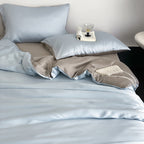 Silk Like Bedding Set with Duvet Cover and Sheet