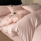 Cotton Bedding Set with Duvet Cover, Sheet and Pillowcase