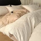 Cotton Bedding Set with Duvet Cover, Sheet and Pillowcase