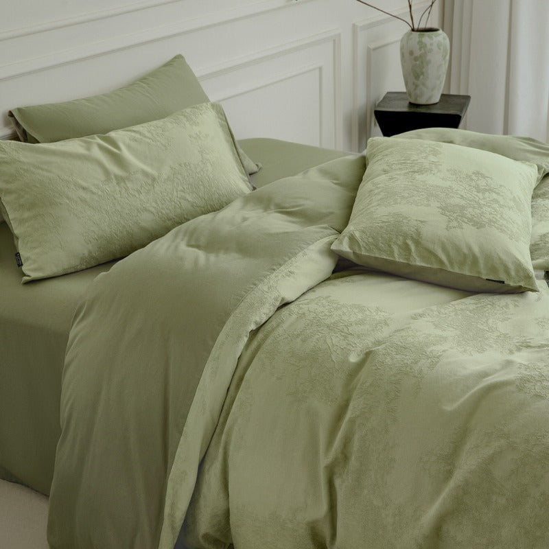 Cotton Bedding Set with Duvet Cover, Sheet and Pillowcase