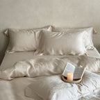Tencel Bedding Set with Duvet Cover Sheet and Pillowcases