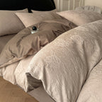 Cotton Bedding Set with Duvet Cover, Sheet and Pillowcase