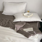 Silk Like Bedding Set with Duvet Cover and Sheet