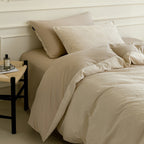 Cotton Bedding Set with Duvet Cover, Sheet and Pillowcase