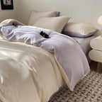 Silk Like Bedding Set with Duvet Cover and Sheet