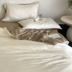 Silk Like Bedding Set with Duvet Cover and Sheet